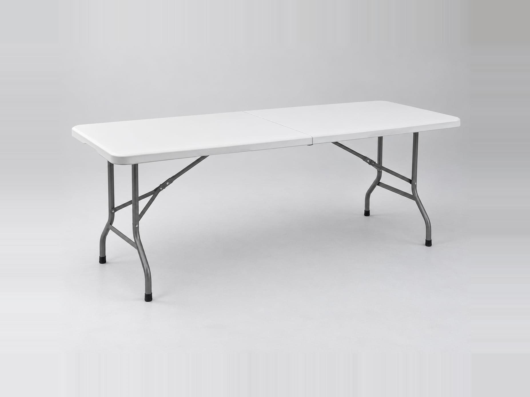 Trillium's 6ft rectangle folding table, photographed against a plain studio background